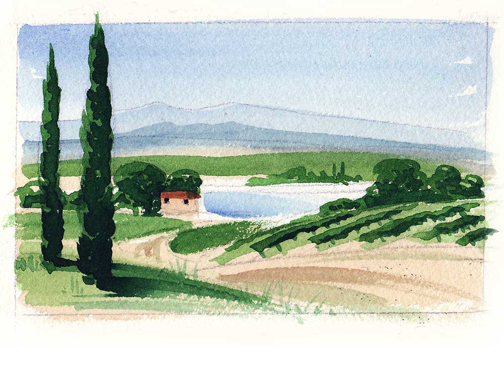 Painting vacation in the South of France