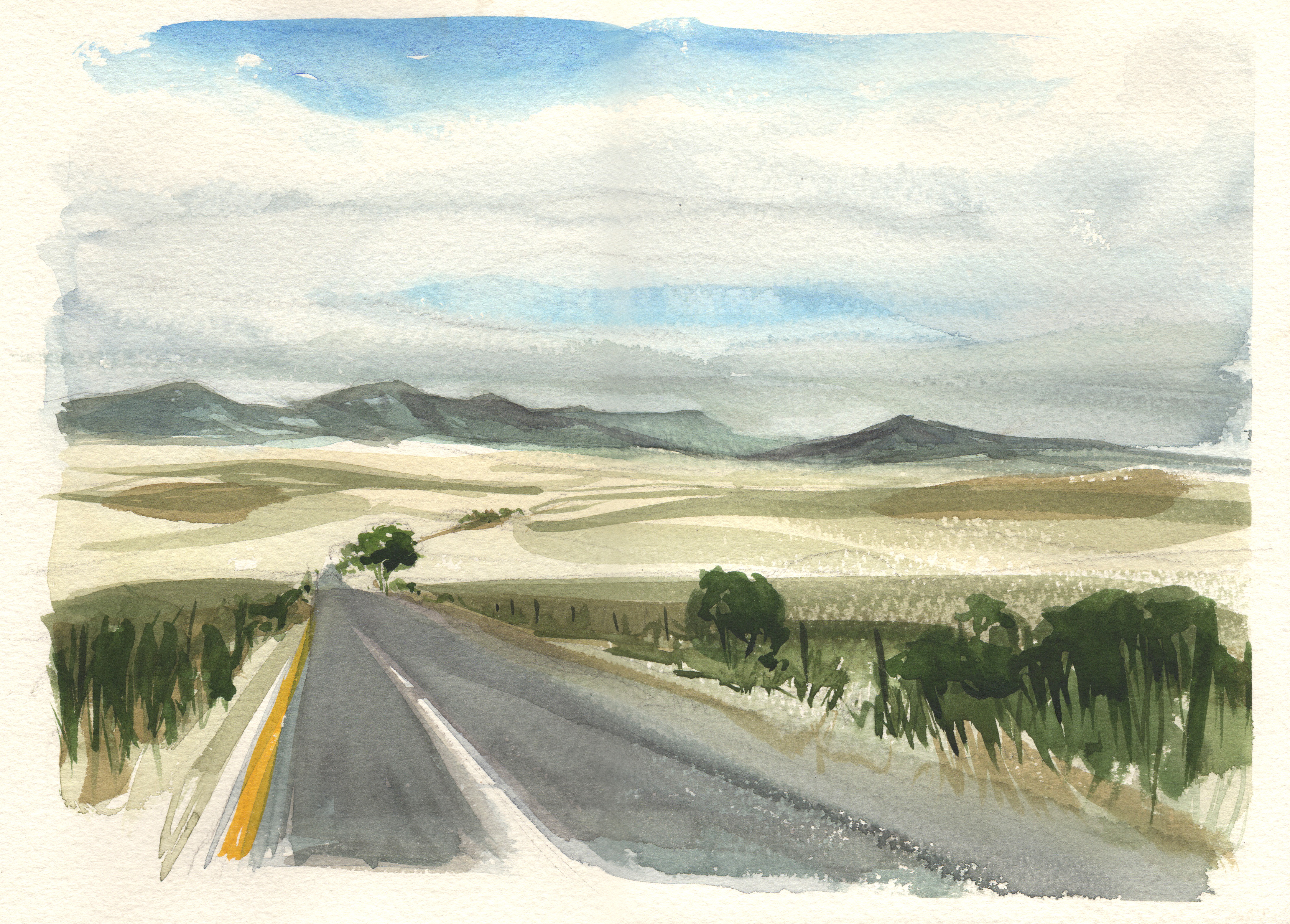 the road to Struisbaai