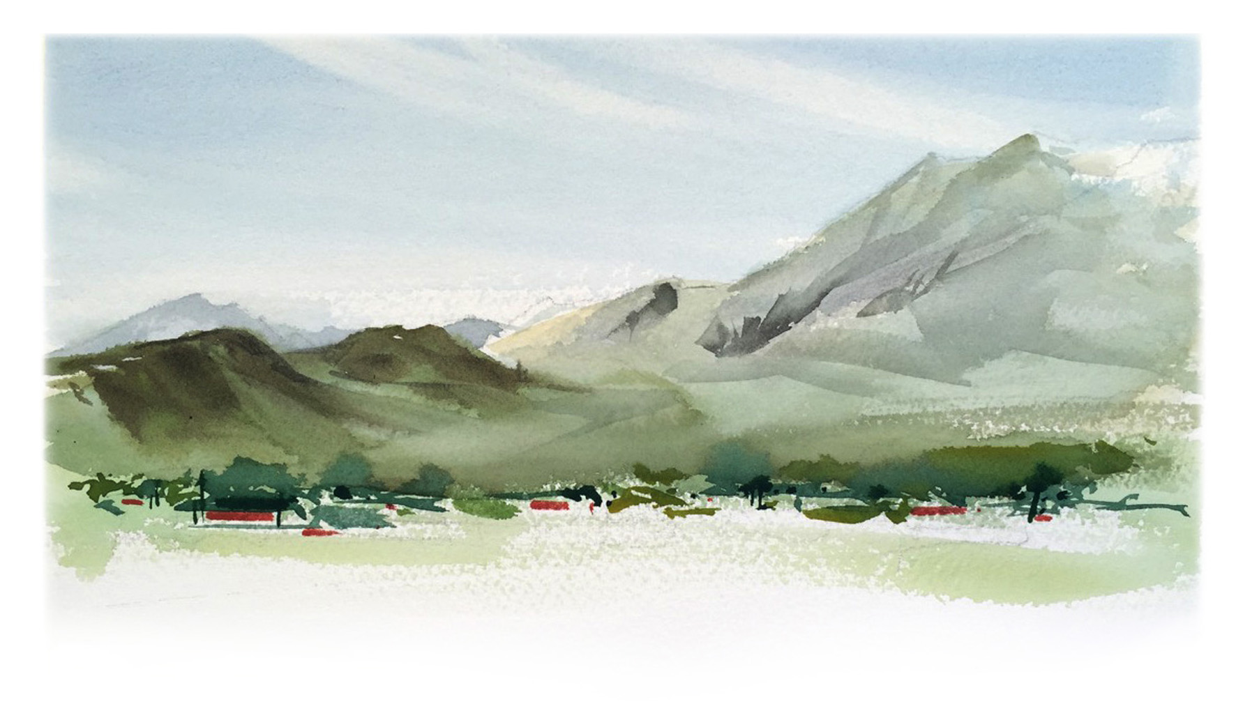 Montagu south africa - Simon Roberts - painting in france