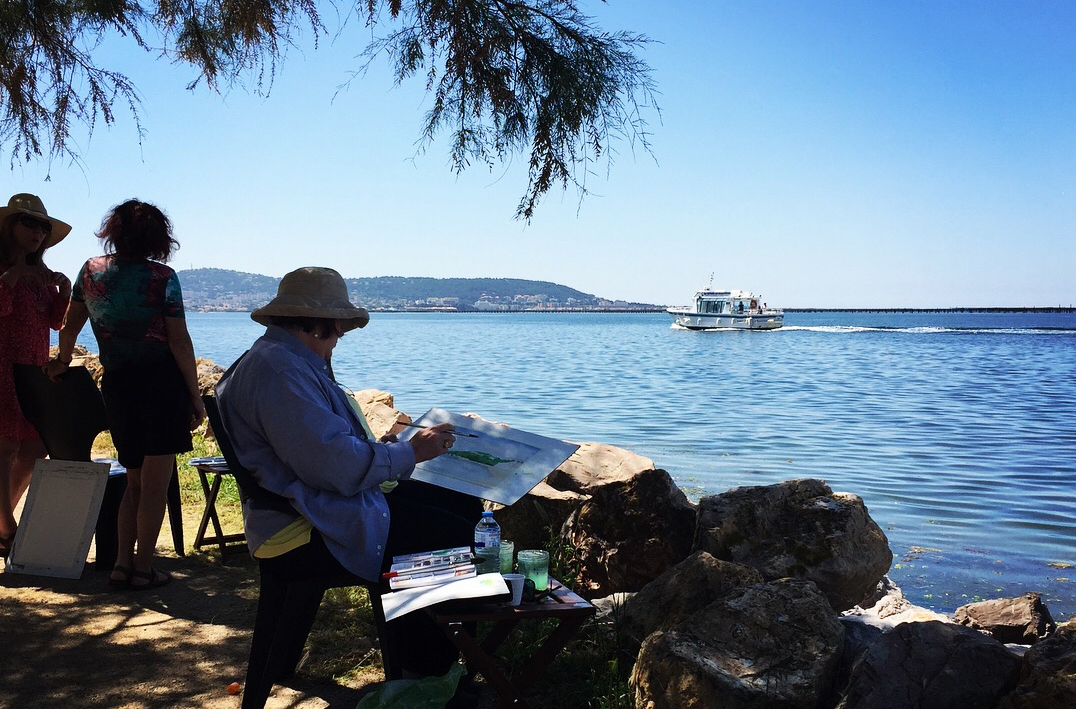 mediterranean painting holiday france