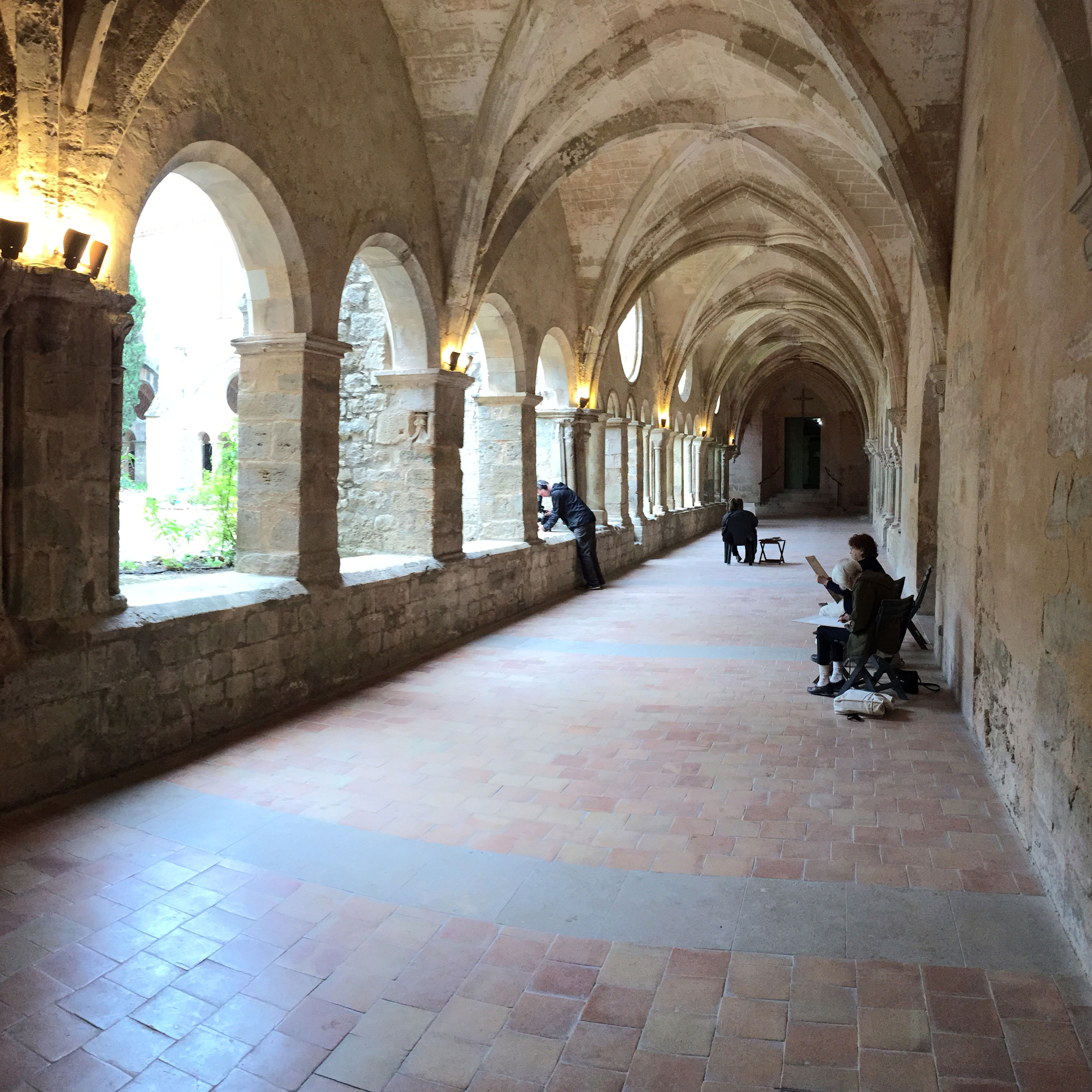 abbey de valmagne painting holiday france