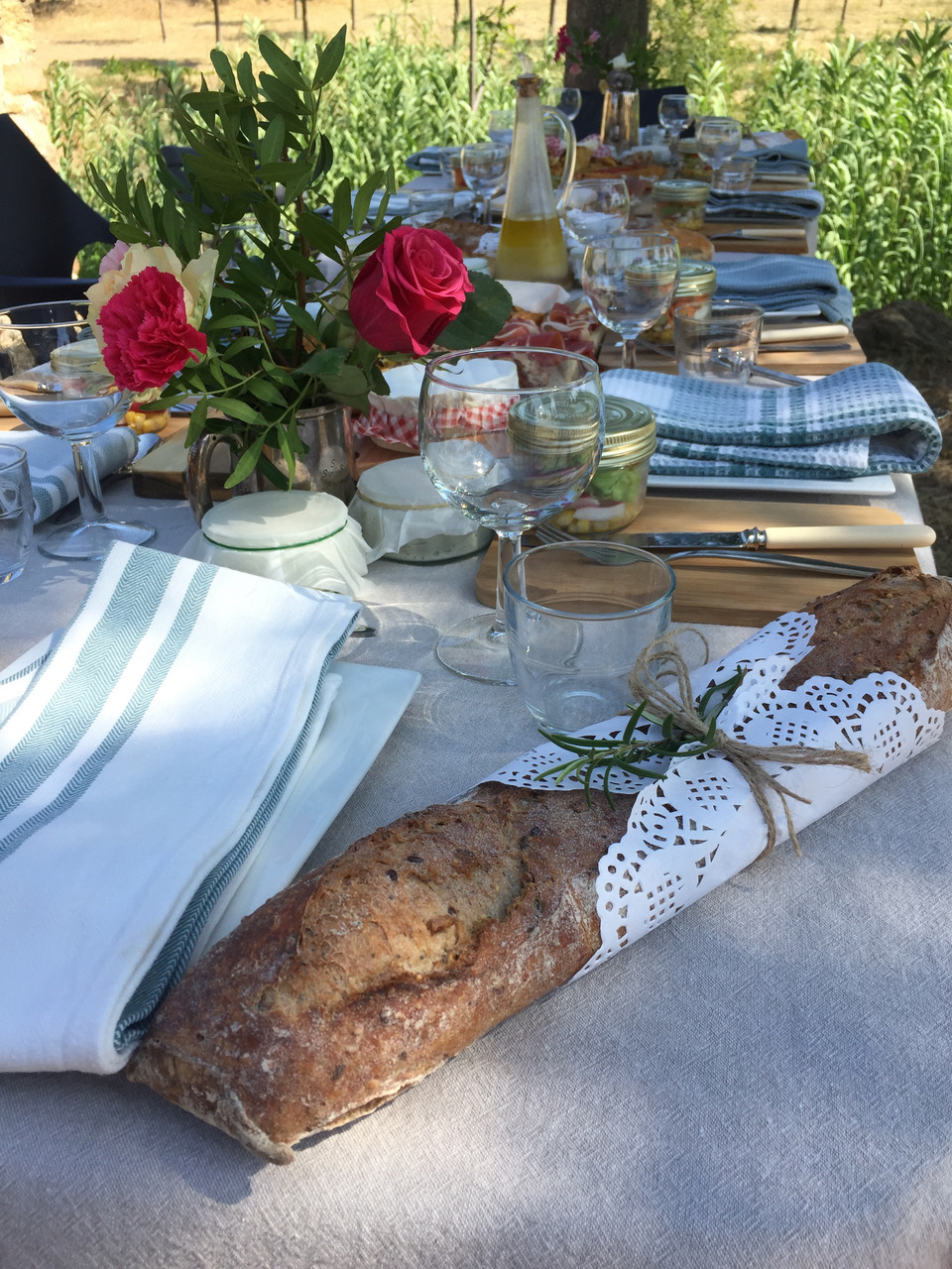 chic picnic painting holiday in france