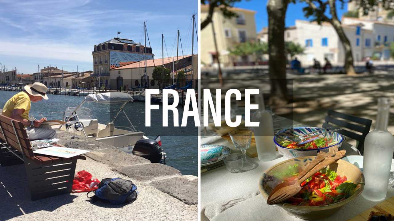 painting tasting holiday south france -june