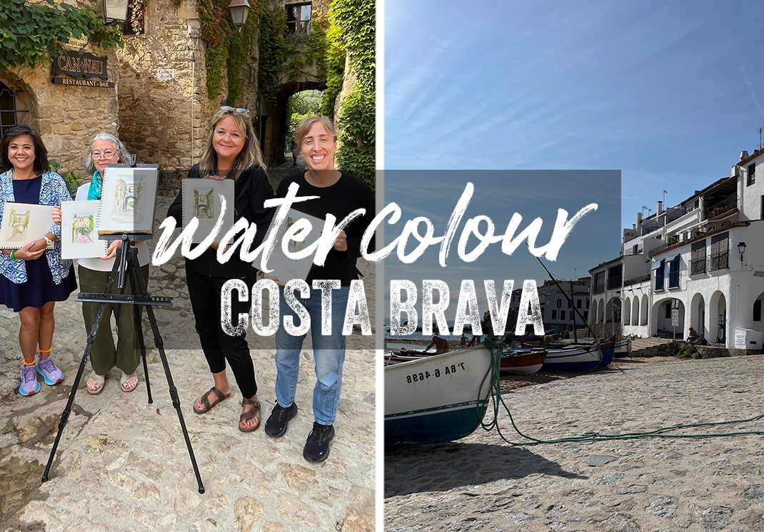Spain Costa Brava - Watercolour Painting Retreat